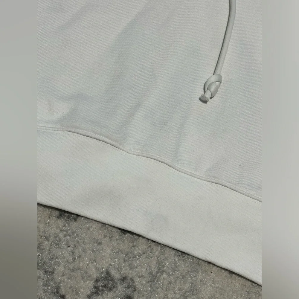 Adidas woman’s white cropped hoodie. Size M. - Picture 3 of 7